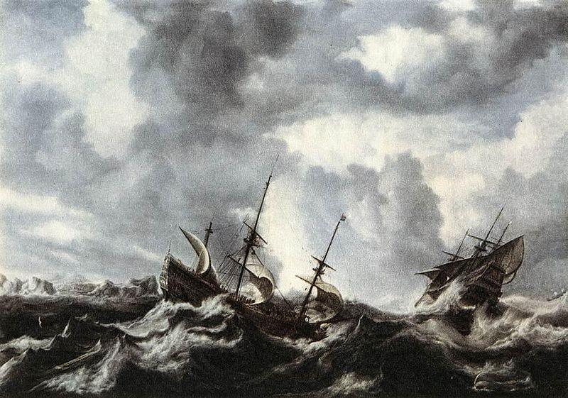 Bonaventura Peeters Storm on the Sea china oil painting image